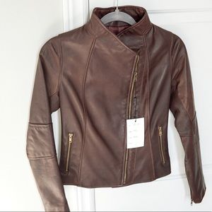 Brown Italian Leather Jacket